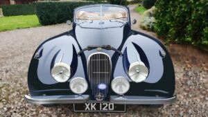 Read more about the article The Jaguar XK120: A Post-War Icon of Speed, Style, and British Engineering